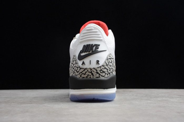 AIR JORDAN 3 RETRO NRG "FREE THROW LINE" WHITE MENS 923096-101