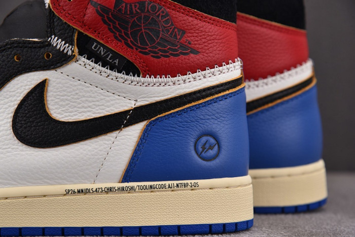 Air Jordan 1 Retro High OG SP Fragment x Union LA Varsity Red Sport Royal IO7847-002
